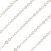 Brass Coated Iron Flat Cable Chains CH-TAC0007-01S-12