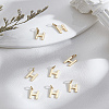 8Pcs Brass Charms KK-LP0001-85H-1