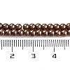 Synthetic Magnetic Hematite Beads Strands G-P545-K01-01D-4