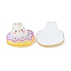 Translucent Cute Bunny Cabochons CRES-O006-10-2
