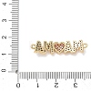 Mother's Day Brass Micro Pave Cubic Zirconia Links KK-T084-03B-G-3
