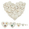 200Pcs 6 Styles Unfinished Wood Cutouts DIY-GO0003-36-1