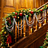 ABS Plastic Imitation Pearl Hanging Ornaments HJEW-PH02533-5