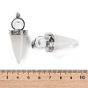 Natural Quartz Crystal Pendants G-F777-06P-01-3