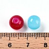Baking Paint Imitation Jade Glass Beads X1-DGLA-Q021-8mm-M-4