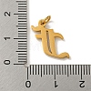 Ion Plating(IP) 304 Stainless Steel Charms STAS-I010-01G-F-3