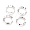 Tarnish Resistant 304 Stainless Steel Hoop Earrings EJEW-P177-P-19-2
