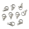 Tarnish Resistant 304 Stainless Steel Lobster Claw Clasps X-STAS-G035-G-1