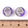 Transparent Resin Rondelle European Beads RESI-N044-02H-3
