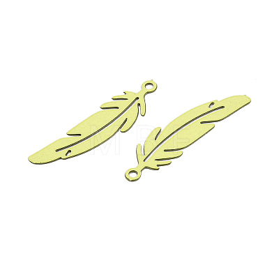Spray Painted 430 Stainless Steel Pendants STAS-N121-06B-1