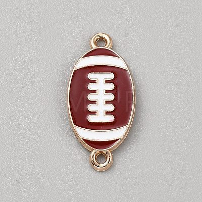 Zinc Alloy Enamel Sport Connector Charms FIND-CJC0437-009A-08-1