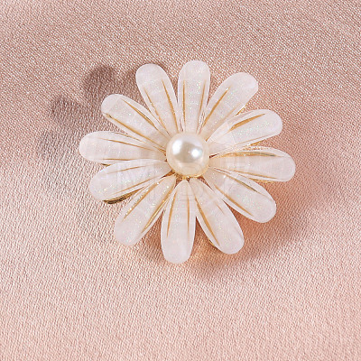 Exquisite Flower Alloy Brooch for Girl Women PW-WG37E88-01-1