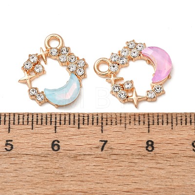 Alloy Glass Pendants FIND-K030-16G-1