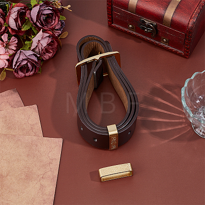 2Pcs Brass Belt Keeper Rings FIND-PH0061-85B-1