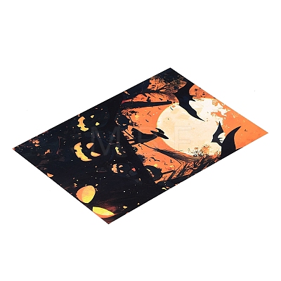 Halloween Witch Pumpkin Pattern Scrapbooking Paper Pads Set STIC-C010-37B-1