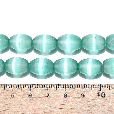 Dyed Natural Selenite Beads Strands G-T138-232E-1