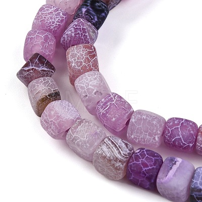 Natural Weathered Agate Beads Strands G-NH0038-01E-1