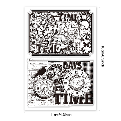 Custom PVC Plastic Clear Stamps DIY-WH0448-0526-1