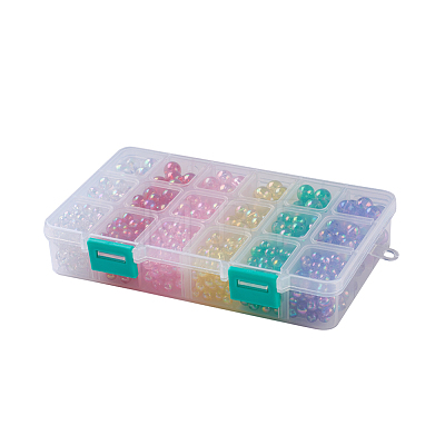 Eco-Friendly Transparent Acrylic Beads TACR-JP0001-09-1