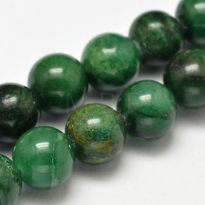 Natural African Jade Beads Strands G-K091-8mm-1