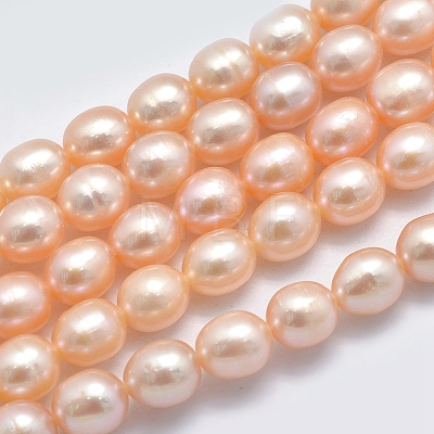 Natural Cultured Freshwater Pearl Beads Strands PEAR-K003-23C-01-1