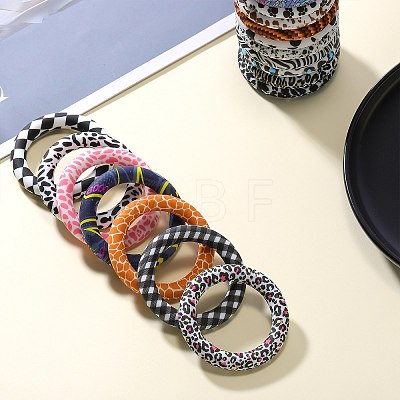 5Pcs Ring Food Grade Eco-Friendly Silicone Focal Beads JX893L-1