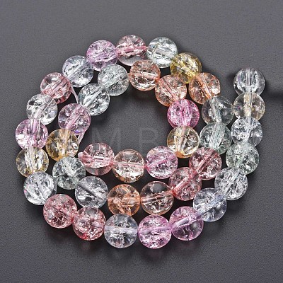Crackle Glass Beads Strands GLAA-S192-B-009B-1