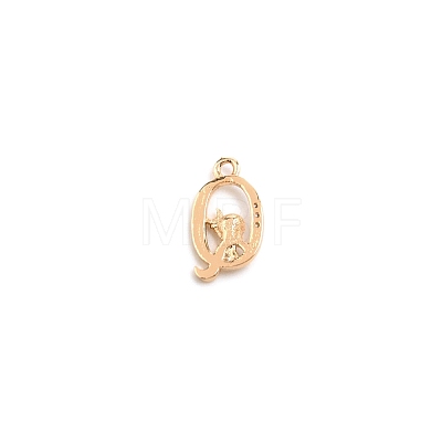 Brass Micro Pave Cubic Zirconia Charms KK-TAC0004-04Q-1