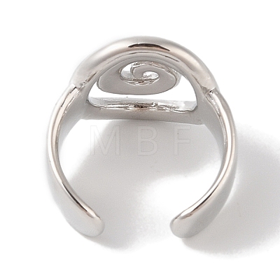 Brass Cuff Rings RJEW-Q821-01P-1