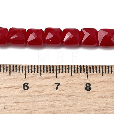 Opaque Glass Beads Strands GLAA-L050-C19-1