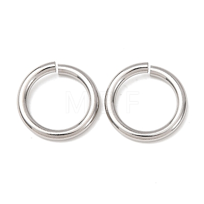 Tarnish Resistant 304 Stainless Steel Open Jump Rings X-STAS-R065-41-1