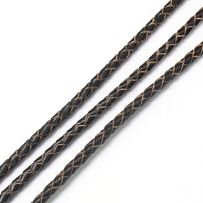 Leather Braided Cord WL-Q005-3mm-12-1