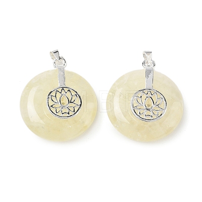 Natural Lemon Jade Pendants GG-CBAF4FB-02S-B05-1