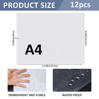 PVC Card Sleeves DIY-WH0591-509E-1