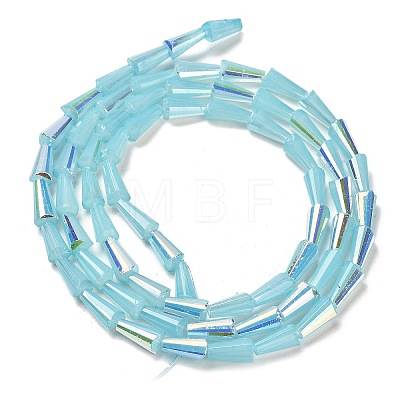 Baking Painted Glass Beads Strands DGLA-D001-03G-1