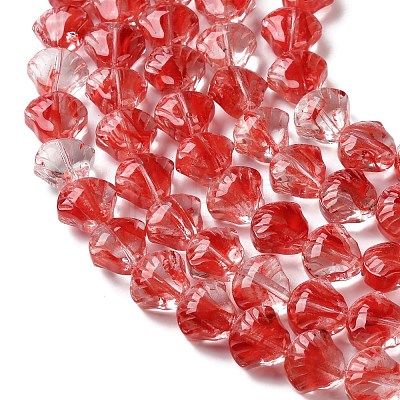 Inner Flower Handmade Lampwork Beads Strands LA-CBA3F7A-02L-1