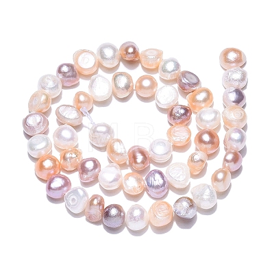 Natural Cultured Freshwater Pearl Beads Strands PEAR-T003-10-1