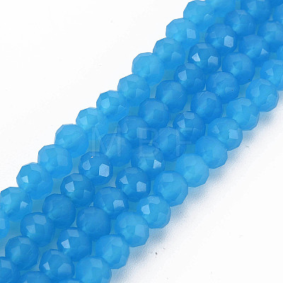 Glass Beads Strands EGLA-A044-J3mm-D09-1