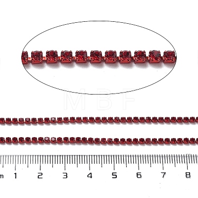 Iron Rhinestone Glass Cup Chain CH-U001-01J-1