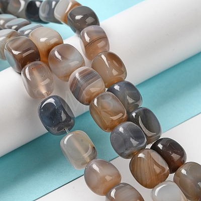 Natural Agate Beads Strands G-H295-A01-09-1