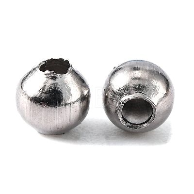 Tarnish Resistant 304 Stainless Steel Round Beads STAS-N020-16-4mm-1