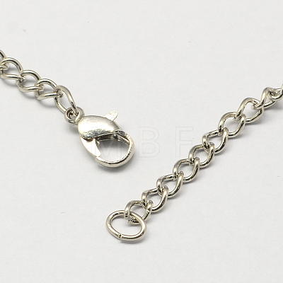 Vintage Iron Twisted Chain Necklace Making for Pocket Watches Design CH-R062-P-1
