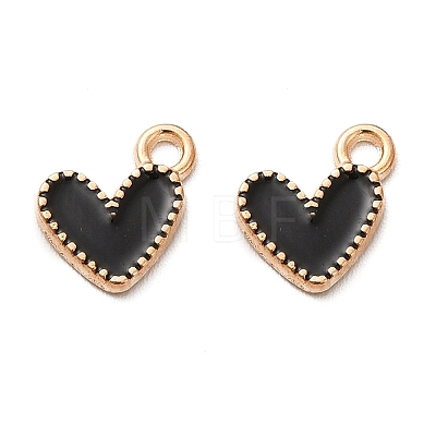 Alloy Enamel Charms FIND-G055-20G-08-1
