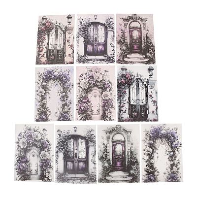 Floral Theme Scrapbook Paper Pad Sets DIY-C082-02D-1