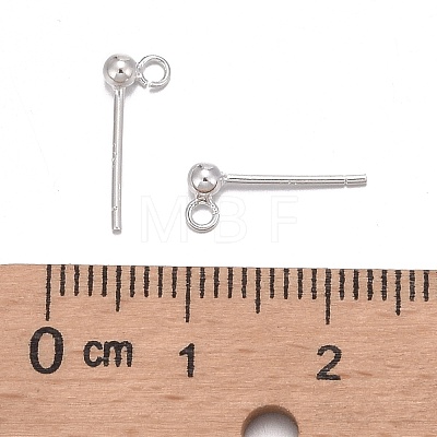 925 Sterling Silver Ear Stud Findings STER-K167-042A-S-1