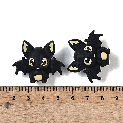 Halloween Theme Silicone Focal Beads SIL-M005-05A-1