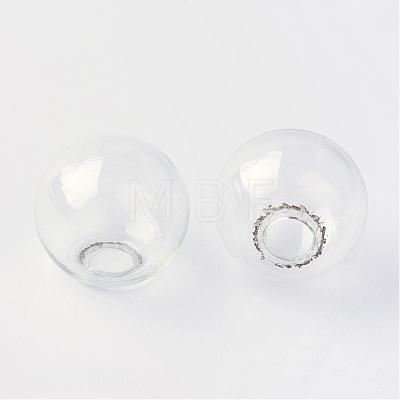 Round Mechanized One Hole Blown Glass Globe Ball Bottles BLOW-R001-14mm-1