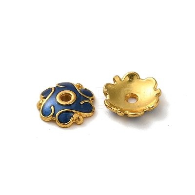 Alloy Enamel Beads Caps FIND-G074-02M-1