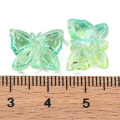 926Pcs Transparent Two Tone Acrylic Beads MACR-K359-17A-1