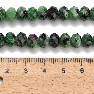 Natural Ruby in Zoisite Beads Strands G-Z111-A51-1
